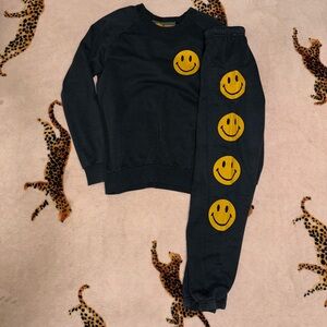 Aviator Nation Charcoal Gray Sweatset